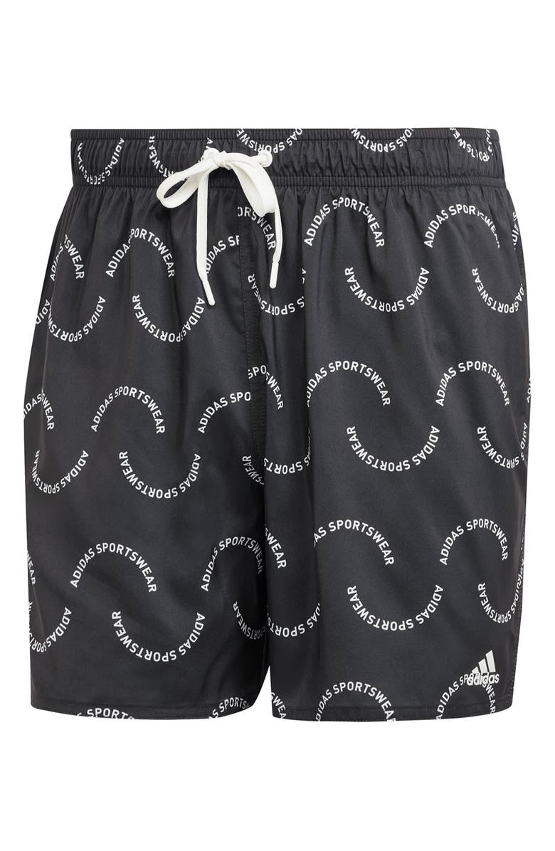 adidas Wave Logo Classic Swim Shorts, Alternate, color,