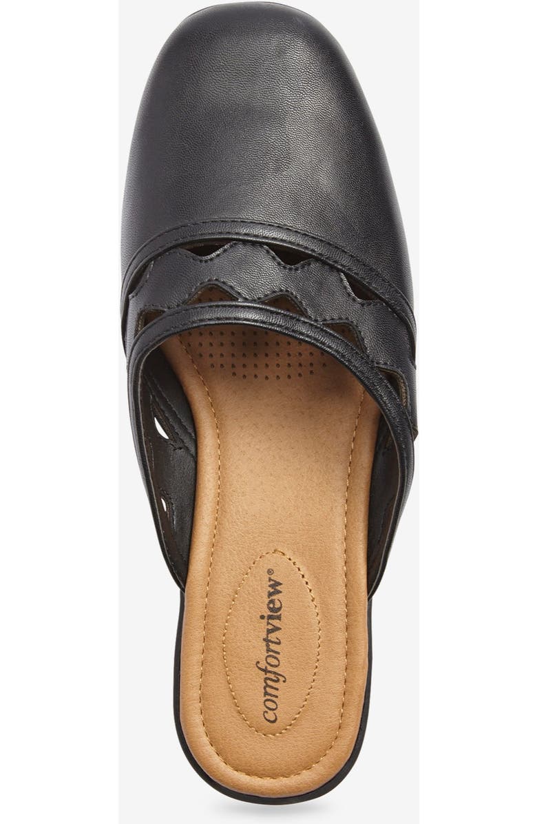 Comfortview The McKenna Slip On Mule, Alternate, color, Black