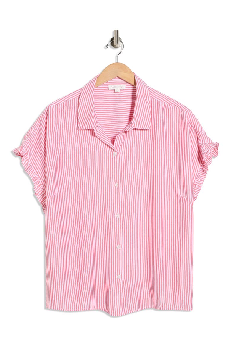 Evony Stripe Top, Alternate, color, ROYALE