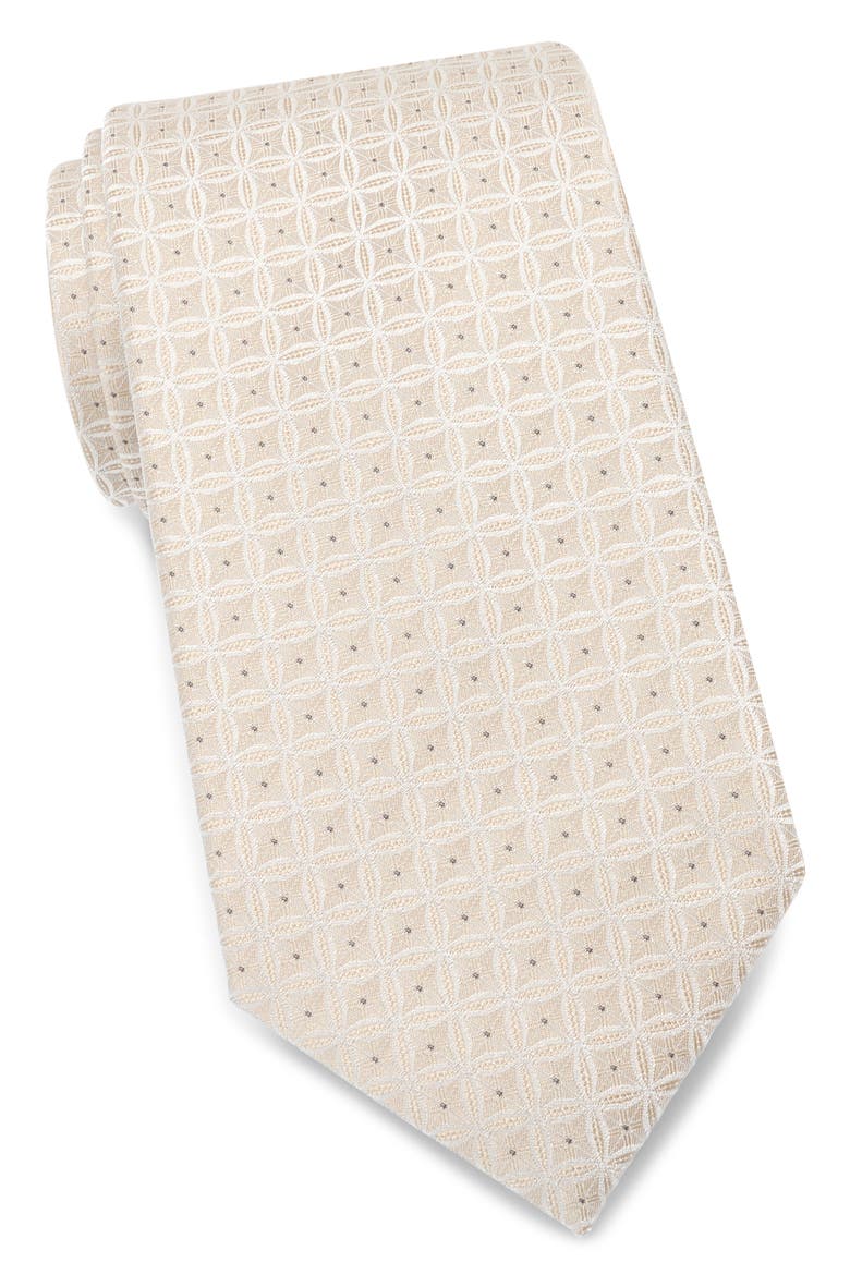 Gemma Geometric Tie, Main, color, TAUPE