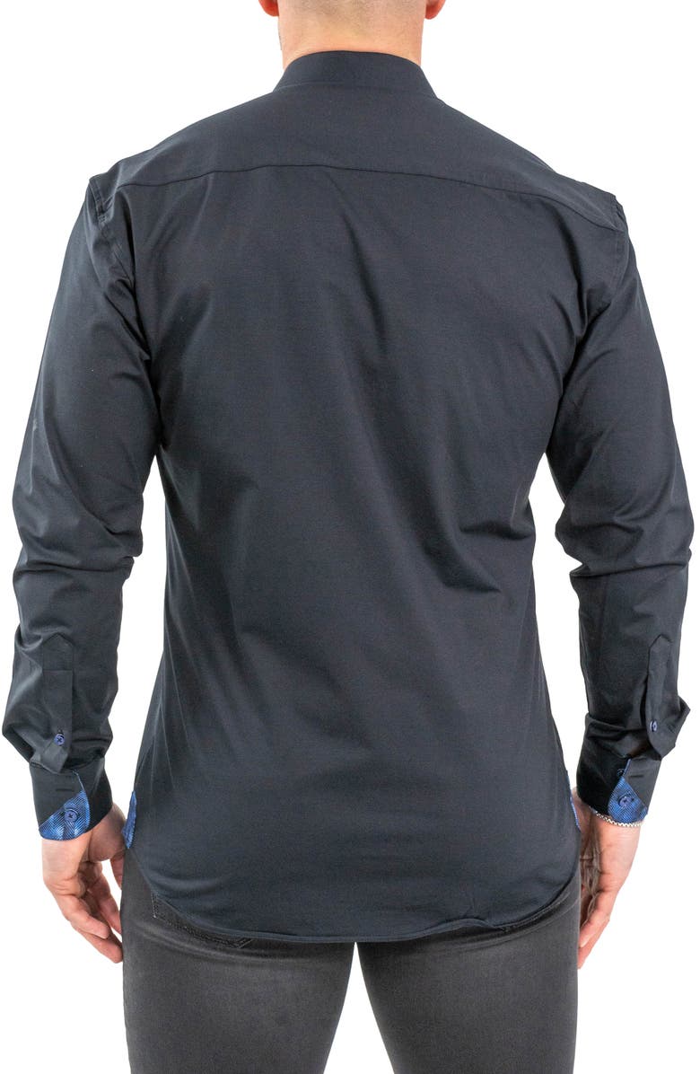 Maceoo Einstein Solid Stretch Cotton Button-Up Shirt, Alternate, color,