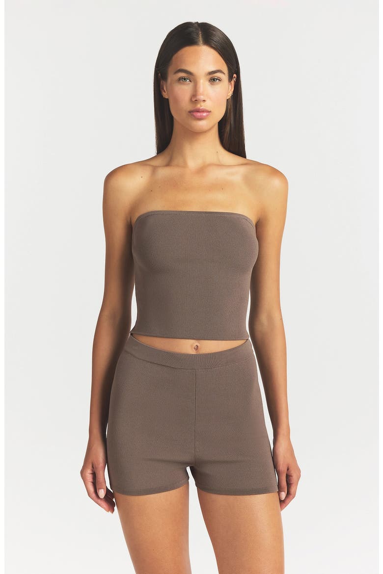 Refined Knit High Waisted Shorts, Alternate, color, AMETHYST