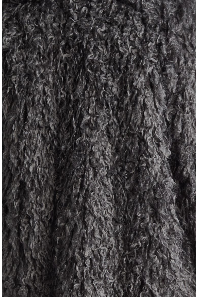 Lizbeth Faux Fur Longline Jacket, Alternate, color, GREY OLIVE