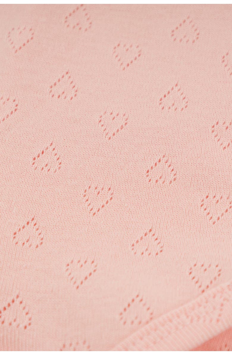 oh baby! Hearts Pointelle Emily Romper, Alternate, color, Pink