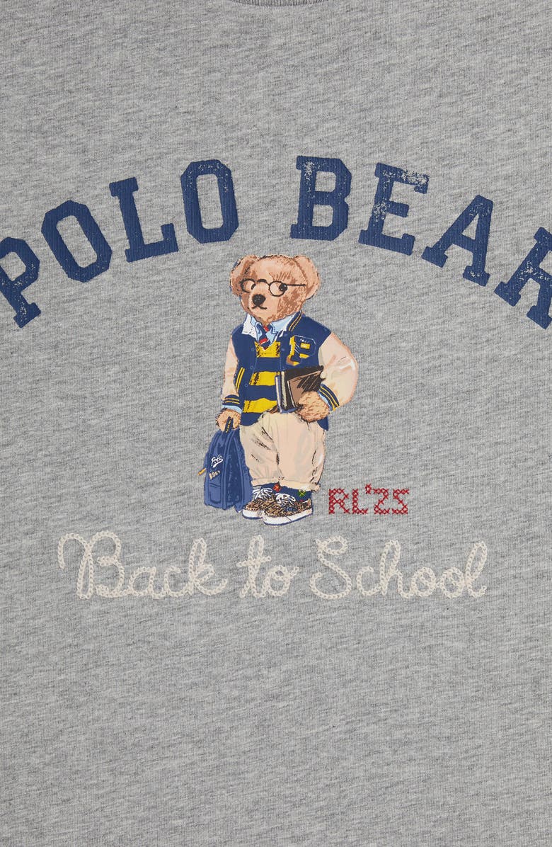 Polo Ralph Lauren Kids' Polo Bear Cotton Jersey Graphic T-Shirt, Alternate, color, Grey