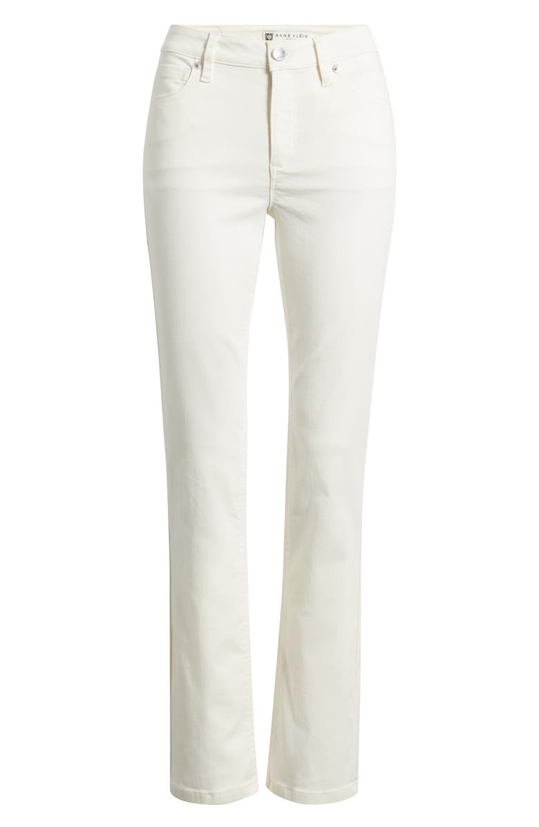 Anne Klein Leo Straight Leg Jeans, Main, color, White Dove