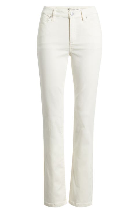 Leo Straight Leg Jeans (White Dove)