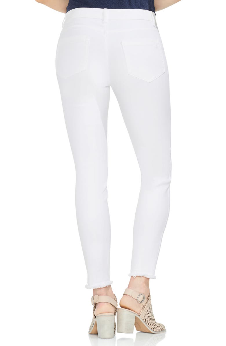 Vince Camuto Fray Hem Skinny Jeans, Alternate, color, 