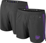 COLOSSEUM Men's Colosseum Charcoal Kansas State Wildcats Langmore Shorts