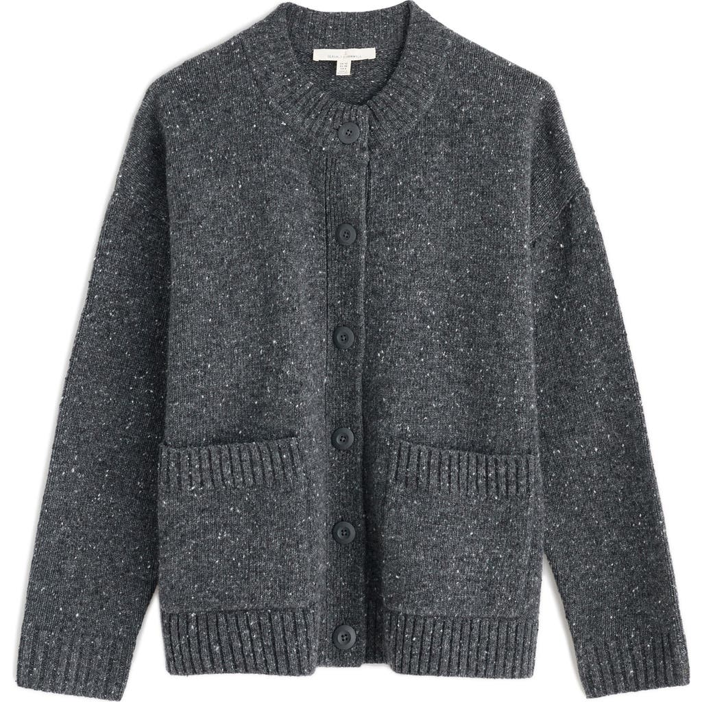 Seasalt Cornwall Harbour Sands Wool Blend Cardigan In Gray