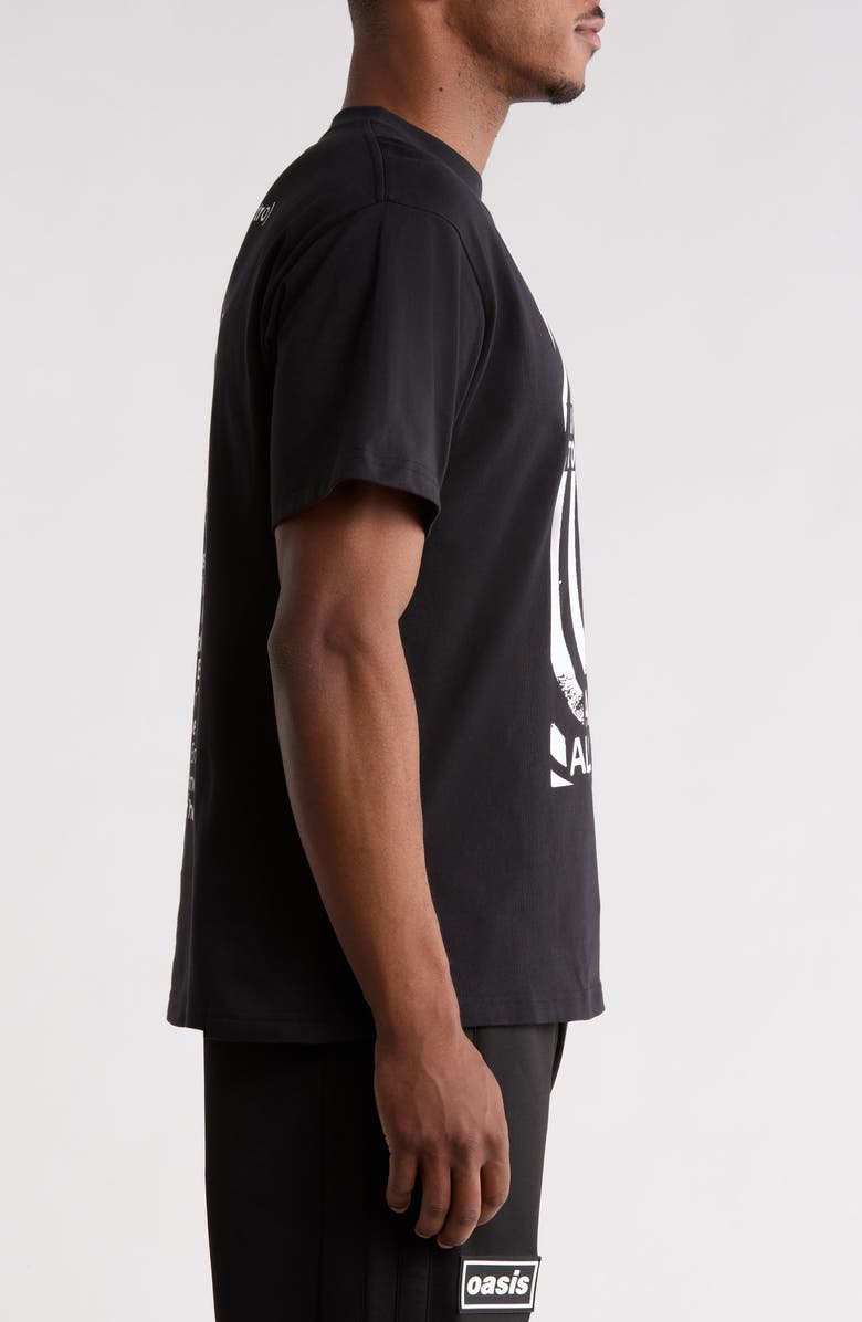 PLEASURES x Oasis All Access Graphic T-Shirt, Alternate, color, Black