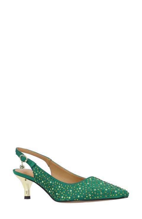 Ferryanne Slingback Pointed Toe Pump (Women)