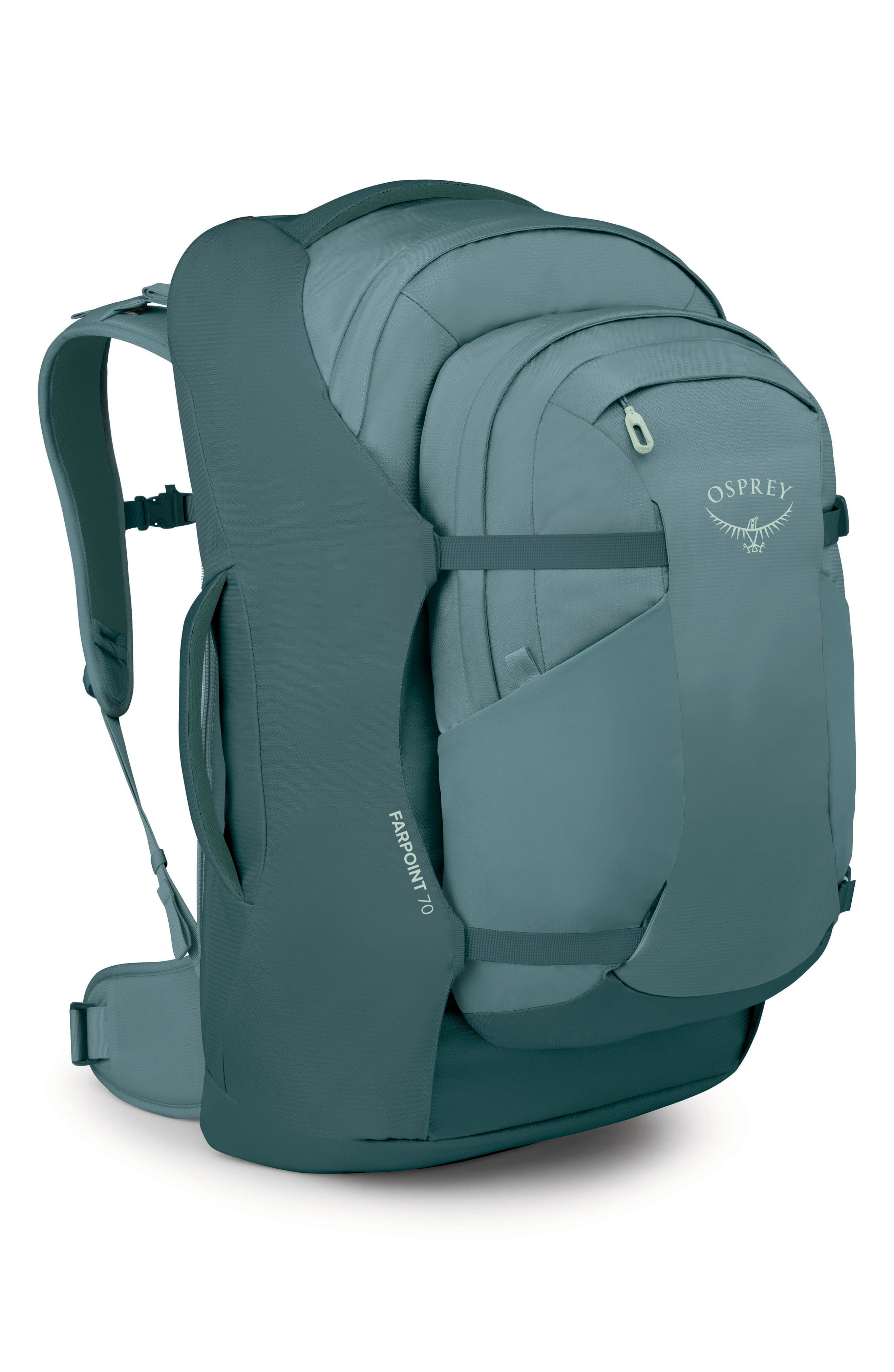Farpoint™ 70-Liter Travel Backpack, Alternate, color, CASCADE BLUE/ TORRENT BLUE