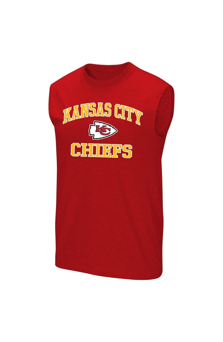 FANATICS Men's Fanatics Travis Kelce Red Kansas City Chiefs Big & Tall Player Name & Number Muscle Tank Top, Alternate, color, Red