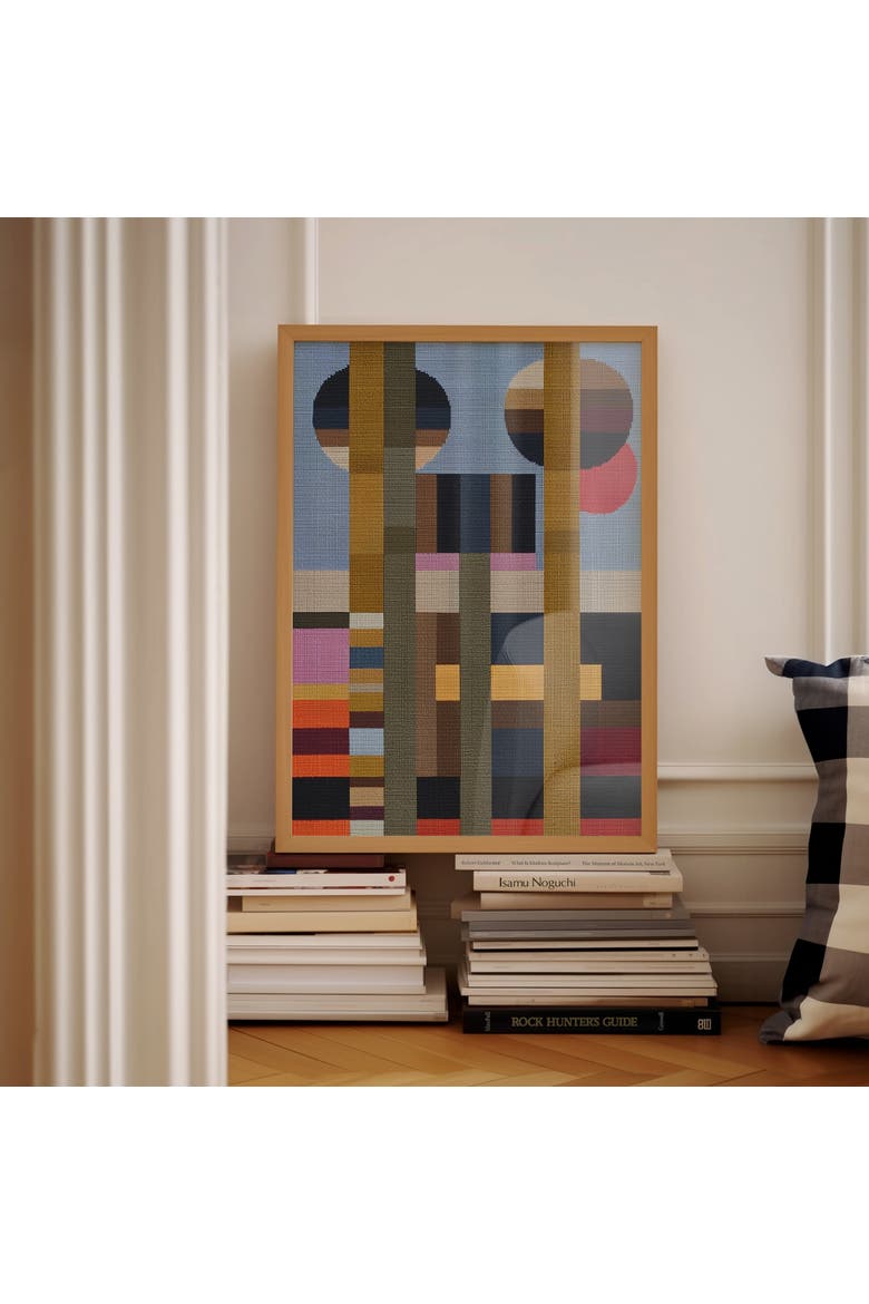 Woven Perspectives No. 13 Geometric Abstract Art Print, Alternate, color, Unframed - 12x16