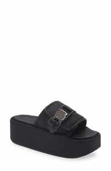 DKNY Vizer Platform Slide Sandal