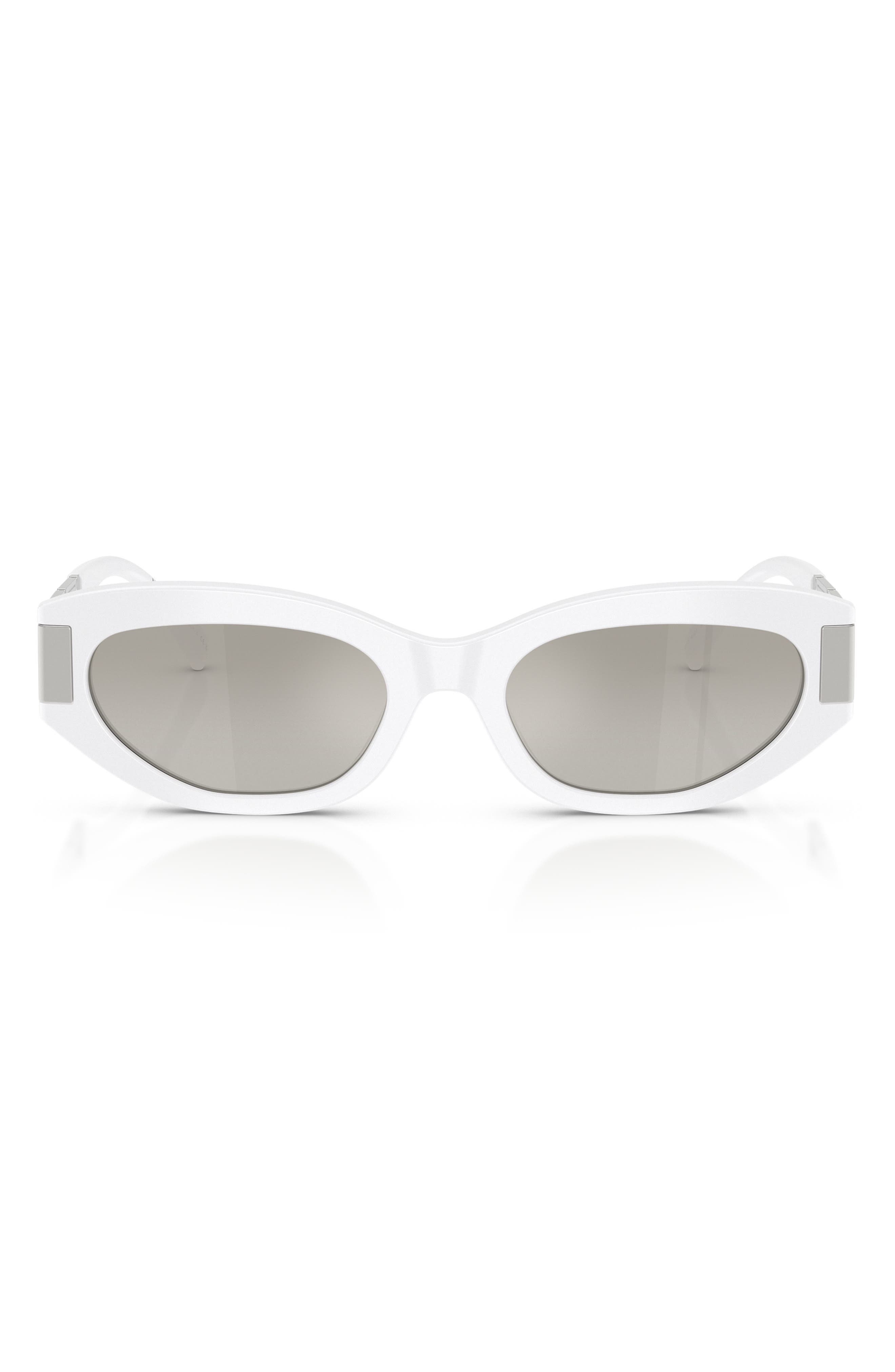 selected WHITE / GREY MIRROR SILVER