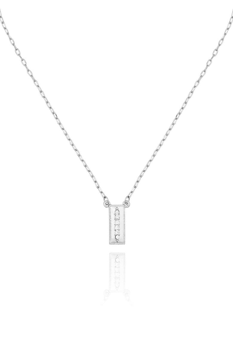 Vince Camuto Charm Pendant Necklace, Alternate, color, Silver Tone