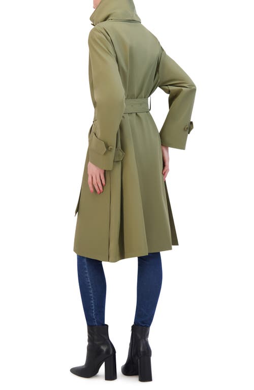 Rebecca Minkoff Oversize Trench Coat In Olive