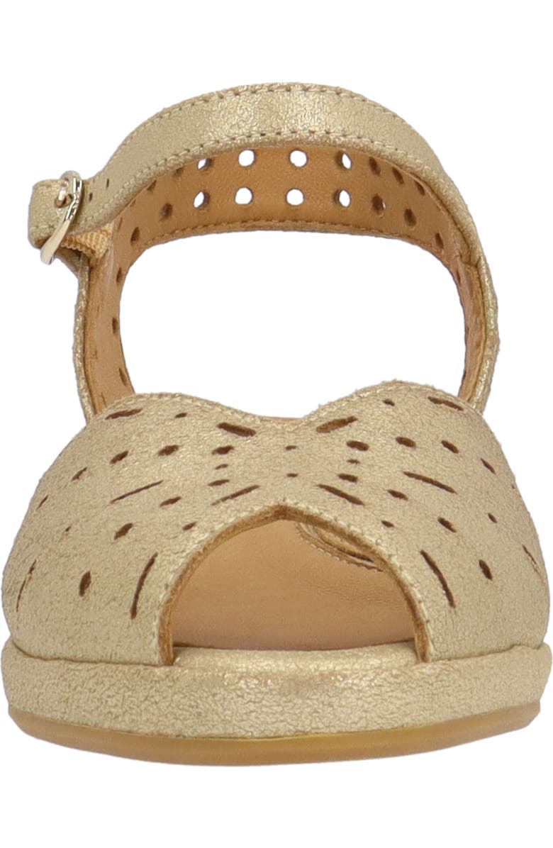 L'Amour des Pieds Brenn Ankle Strap Sandal, Alternate, color, Gold