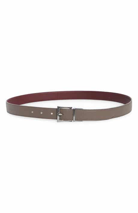 Longchamp Reversible Leather Belt