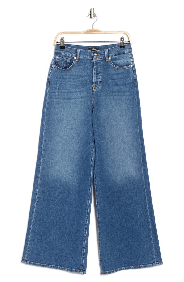 7 For All Mankind Zoey Wide Leg Jeans, Alternate, color,