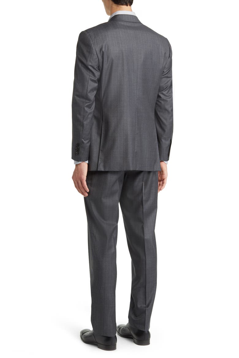 Siena Regular Fit Wool Suit, Alternate, color, GREY