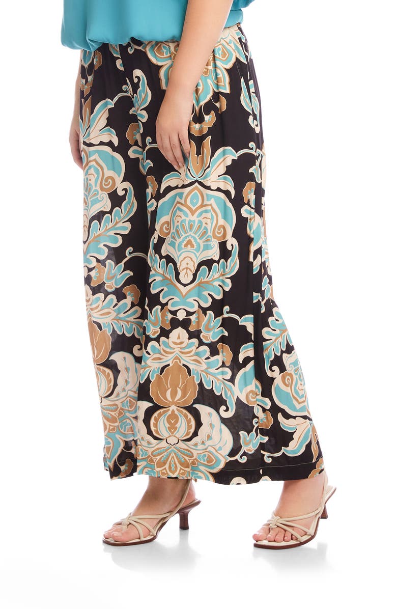 Karen Kane Floral Wide Leg Pants, Alternate, color,