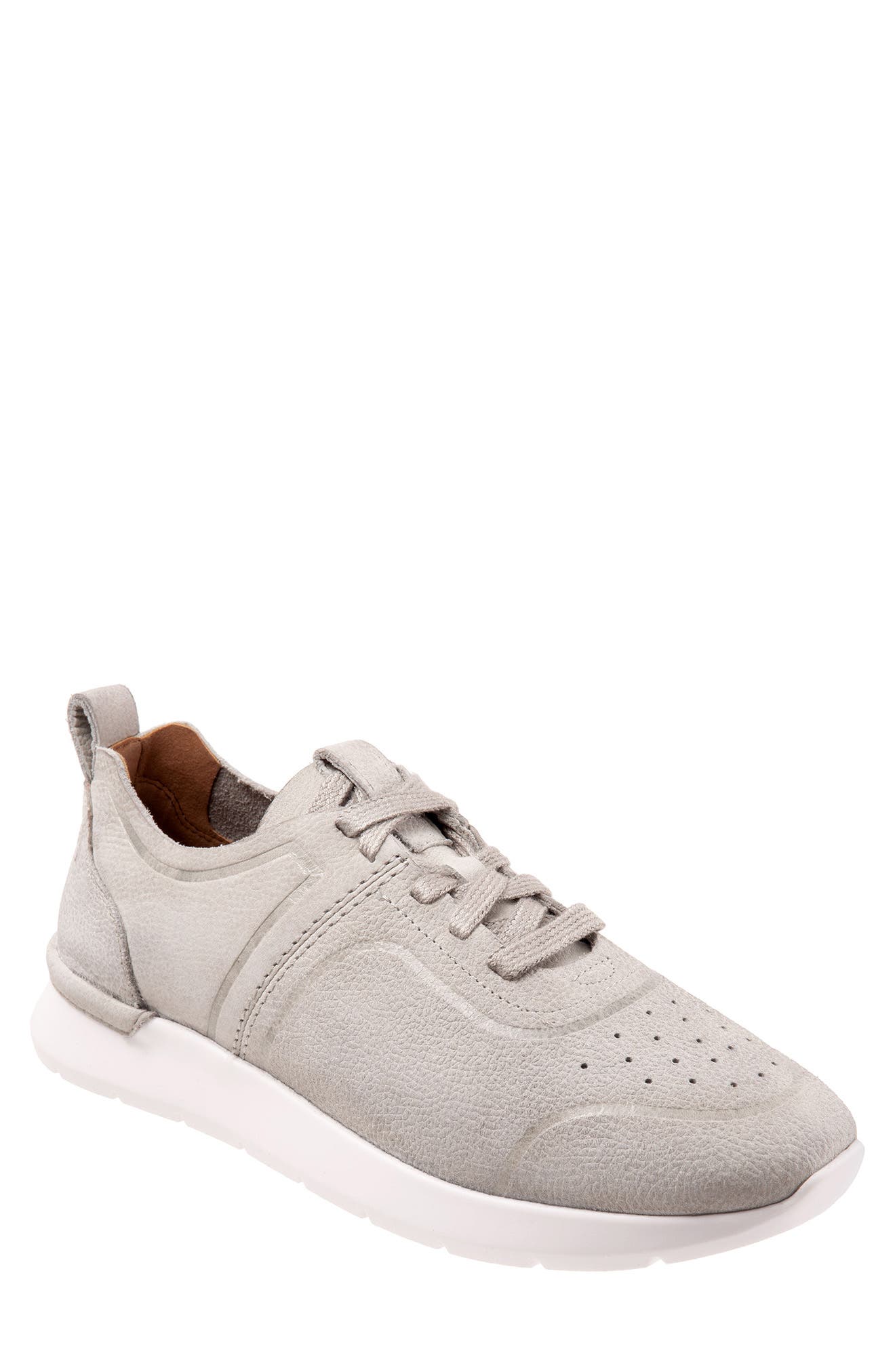 SoftWalk<sup>®</sup> Stella Sneaker, Main, color, Light Grey Nubuck