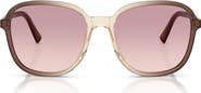 Miu Miu 58mm Polarized Pillow Sunglasses