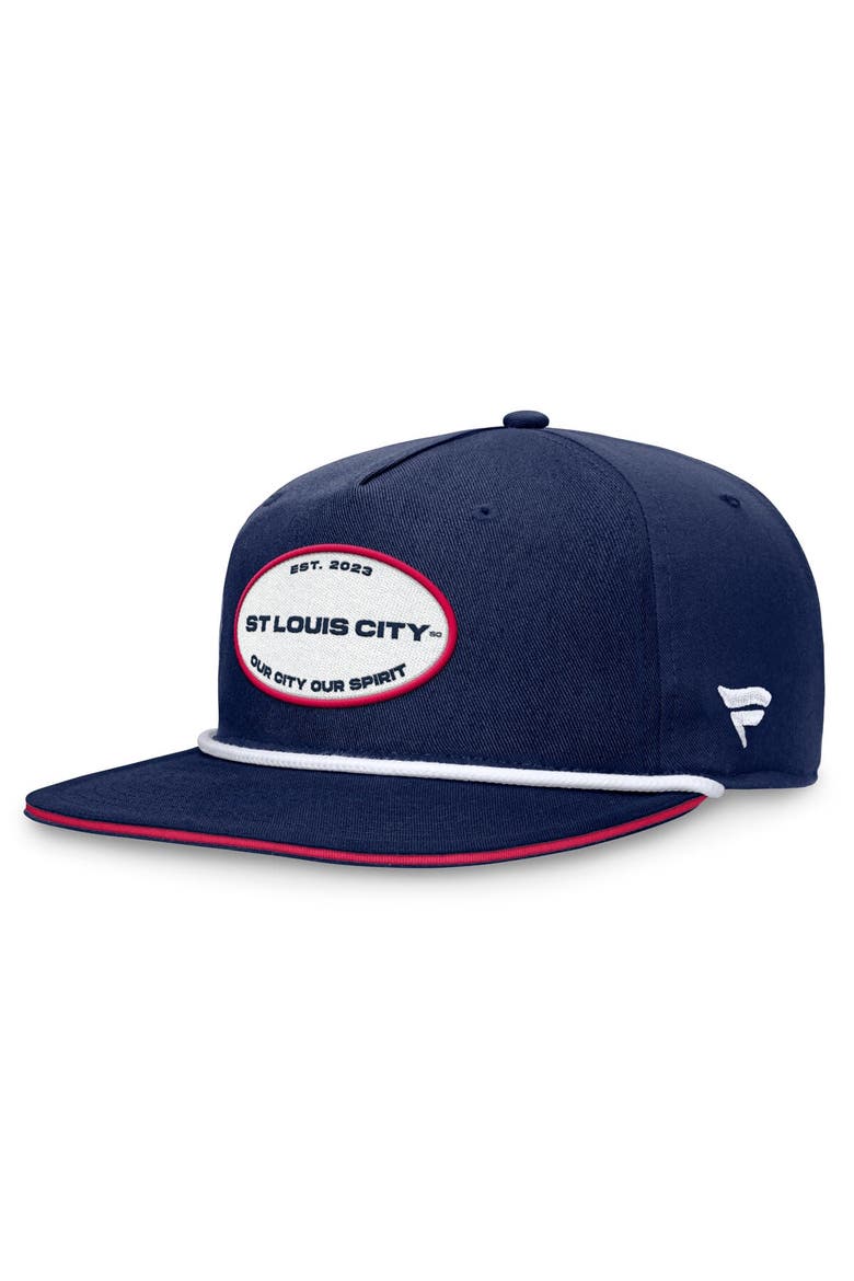 Men's Fanatics Branded Navy St. Louis City SC Iron Golf Snapback Hat, Alternate, color, Navy