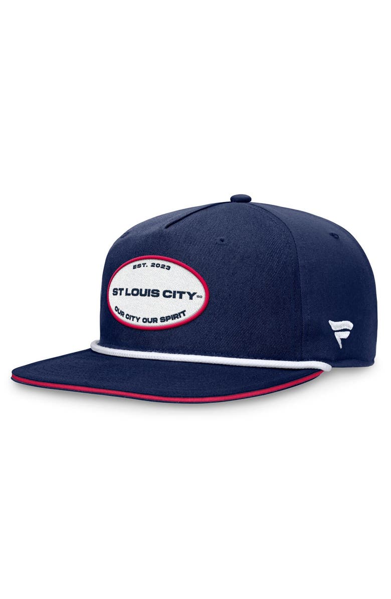 FANATICS Men's Fanatics Branded Navy St. Louis City SC Iron Golf Snapback Hat, Alternate, color, 