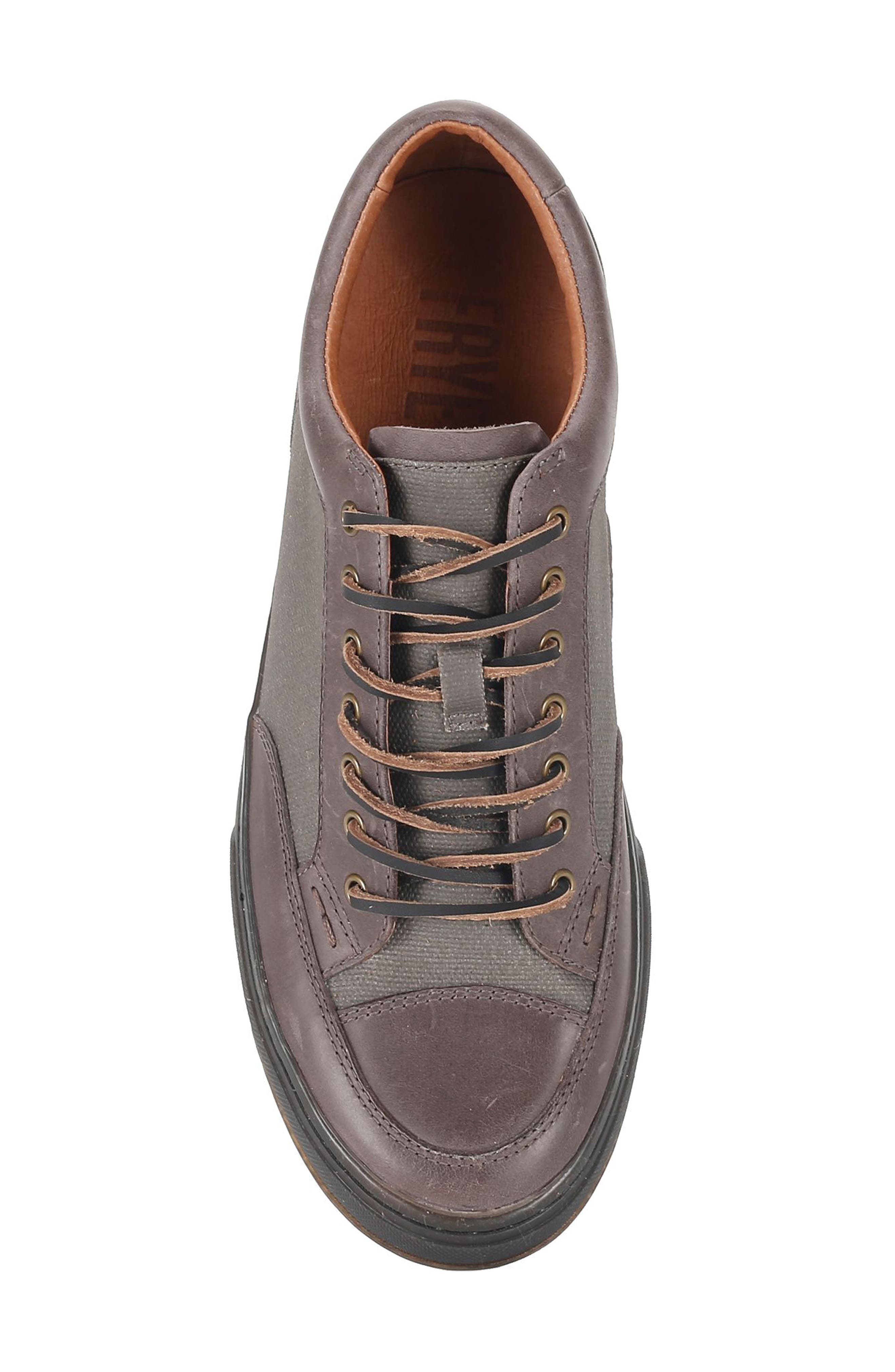 Frye Hoyt Low Water Resistant Sneaker, Alternate, color, Charcoal