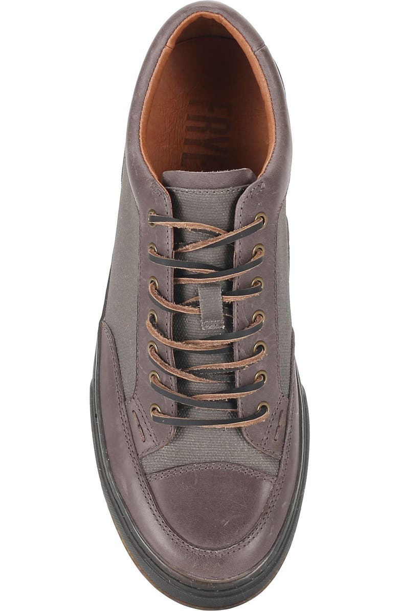 Frye Hoyt Low Water Resistant Sneaker, Alternate, color, Charcoal