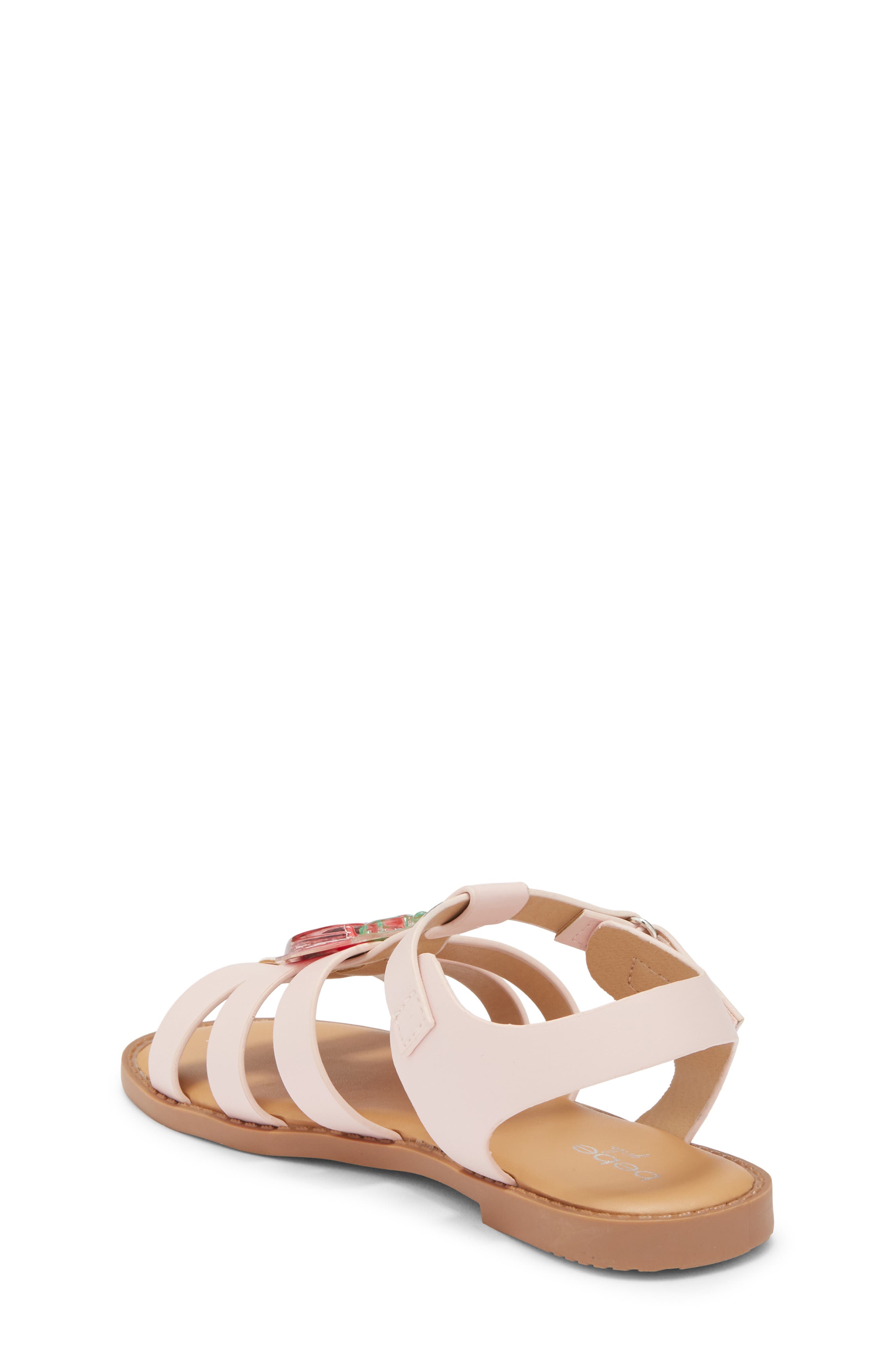 bebe Kids' Strawberry Sandal, Alternate, color, Blush