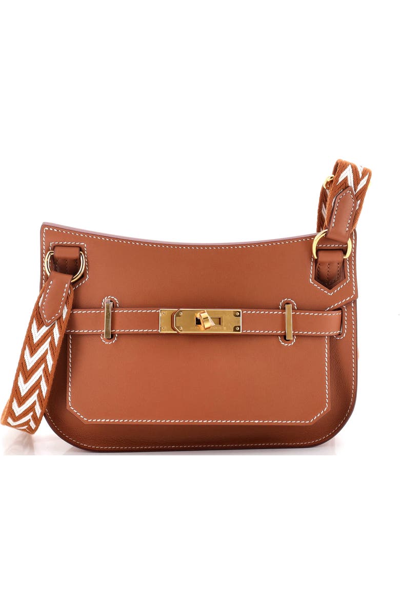 Pre-Owned Hermes Jypsiere Bag Swift Mini, Main, color, Gold