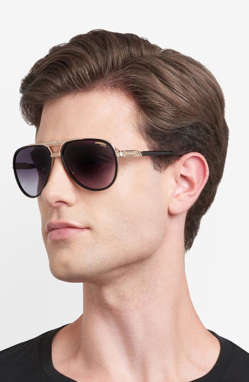 Carrera Eyewear 61mm Gradient Pilot Sunglasses