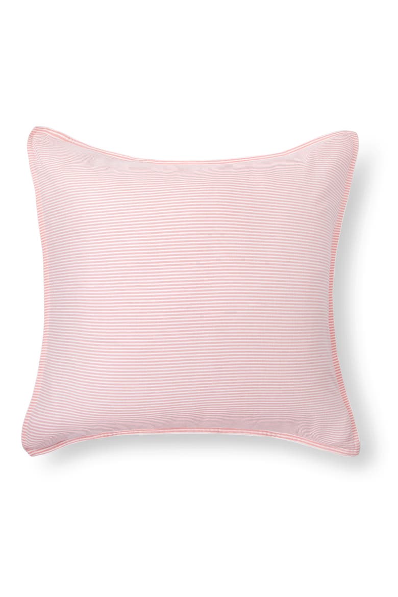 Set of 2 Stripe Cotton Seersucker Shams, Alternate, color, DUSTY PINK