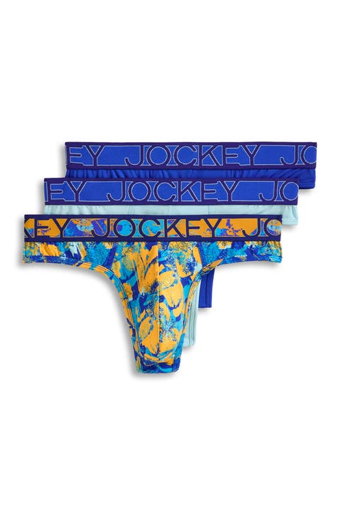 Men's Microfiber Stretch Thong - 3 Pack