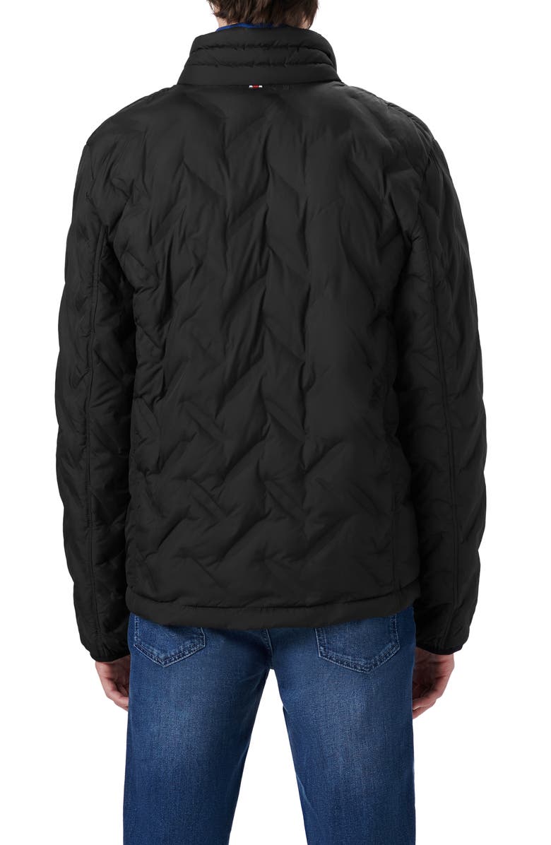 Bugatchi Quilted Bomber Jacket, Alternate, color, 