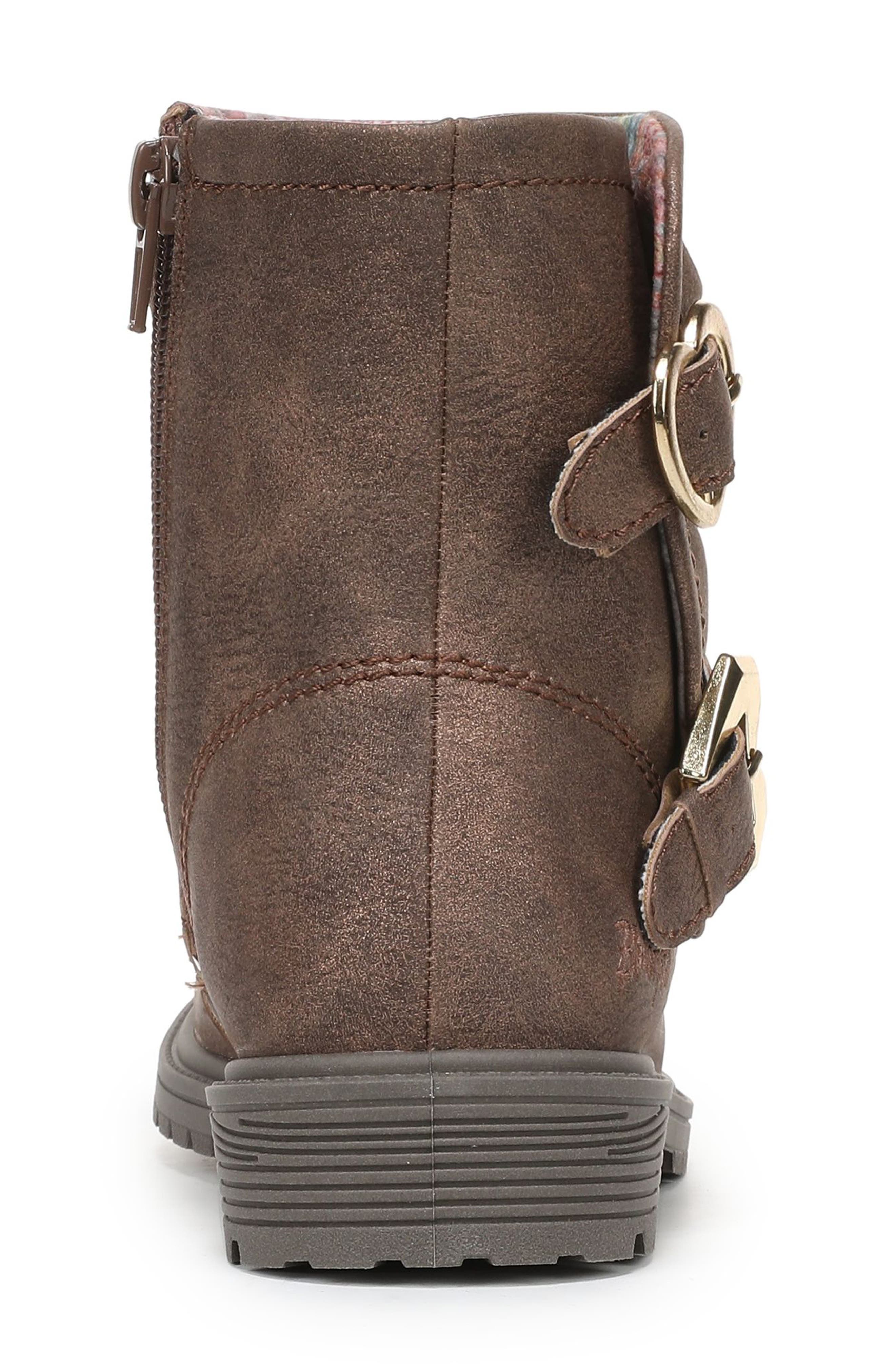 Kids' Venice Faux Leather Boot, Alternate, color, SADDLE FAUX LEATHER