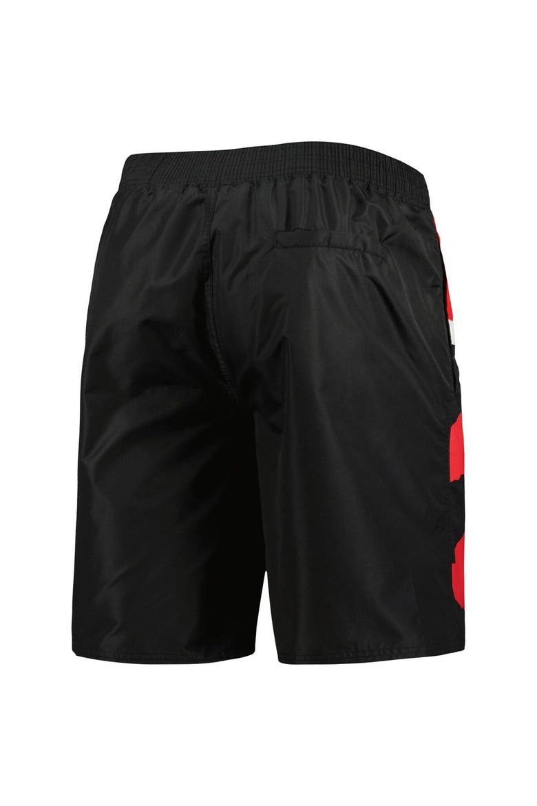 Men's G-III Sports by Carl Banks Black Toronto Raptors Sea Wind Swim Trunks, Alternate, color, Black