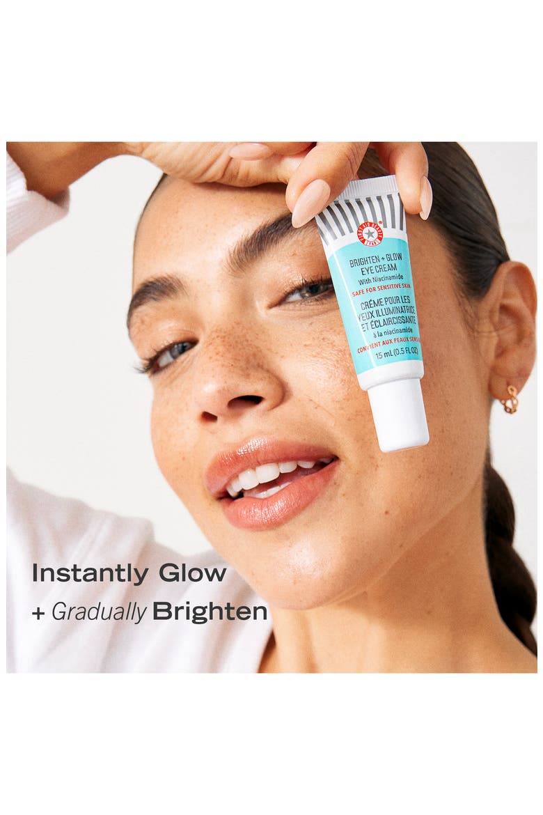 Brighten + Glow Eye Cream with Niacinamide, Alternate, color, NO COLOR