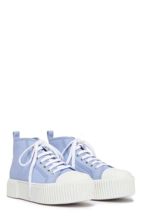 Andrea Gomez Olivia High Top Sneakers In Light Blue