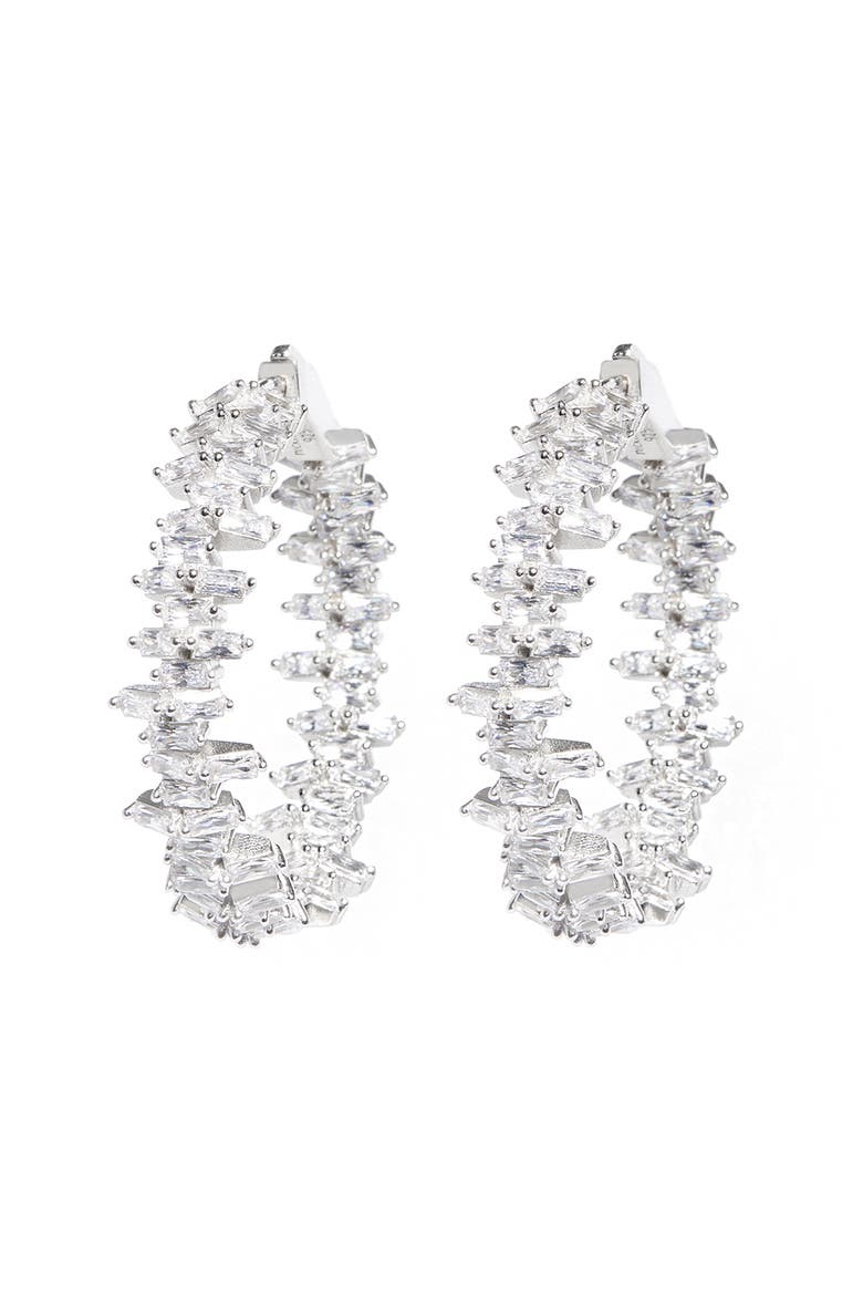 Mabel Hoop, Main, color, White/White Rhodium