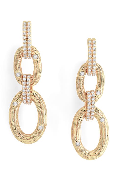 Enchanted Forest Chain Link Drop Earrings