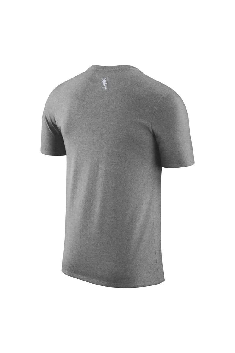 Men's Nike  Heather Gray Milwaukee Bucks 2025/26 City Edition Remix Essential Logo T-Shirt, Alternate, color, Heather Gray