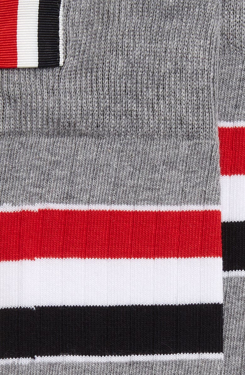 Thom Browne RWB Stripe Rib Athletic Mid Calf Socks, Alternate, color,