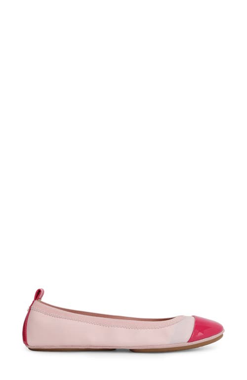 Yosi Samra Samara Foldable Ballet Flat In Pink