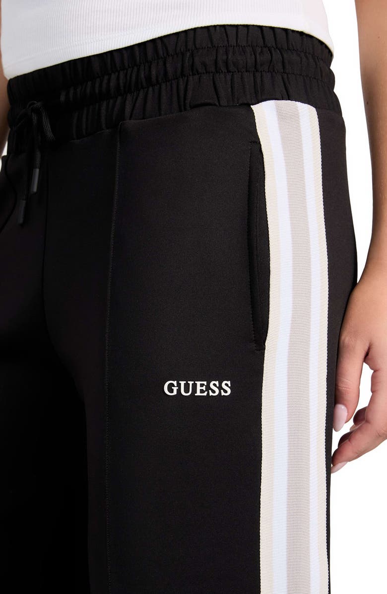 GUESS Yarrow Straight Drawstring Track Pants, Alternate, color, 